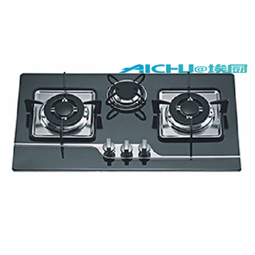 3 Burners 8MM Tempered Glass Gas Stove